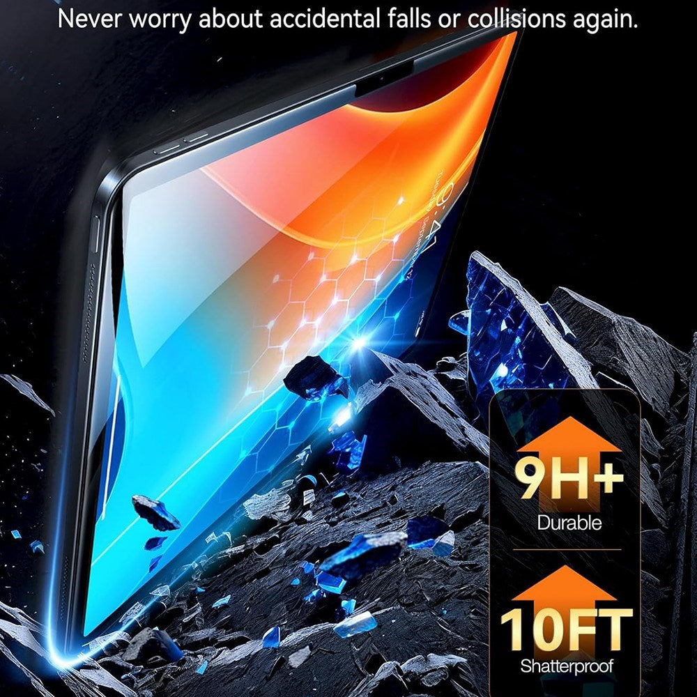 TORRAS iPad Pro 13" (2025 / 2024) Install Master Hærdet Beskyttelsesglas - Gennemsigtig