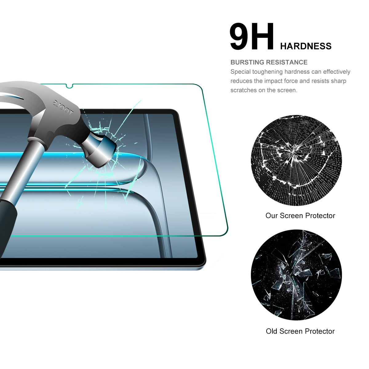 OnePlus Pad Lite ENKAY Beskyttelsesglas til Skærm - 2 stk. - Gennemsigtig