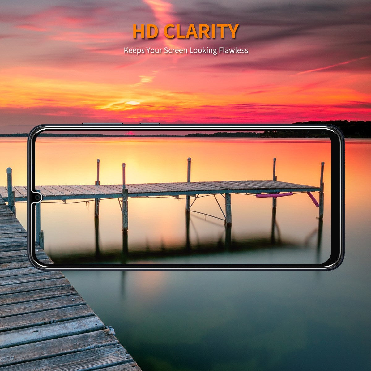 Samsung Galaxy A27 Beskyttelsesglas - 2 stk. - Gennemsigtig