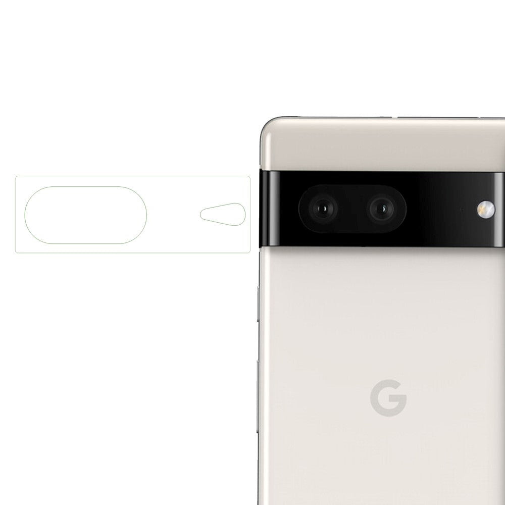 Google Pixel 7 kameralinsebeskytter i herdet glass - gjennomsiktig