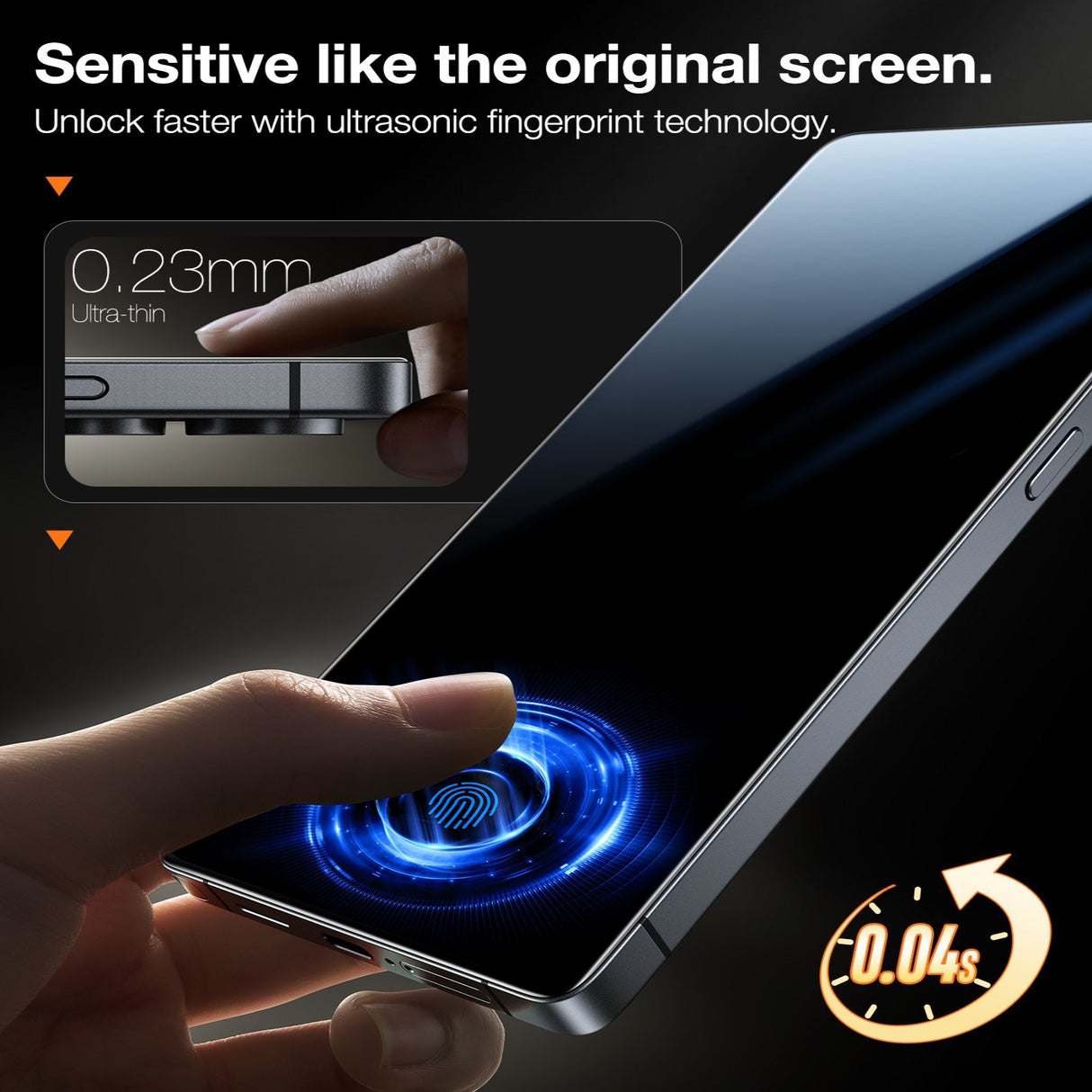 TORRAS Samsung Galaxy S26+ (Plus) Glassgo Hærdet Skærmglas - Installationsramme - Gennemsigtig