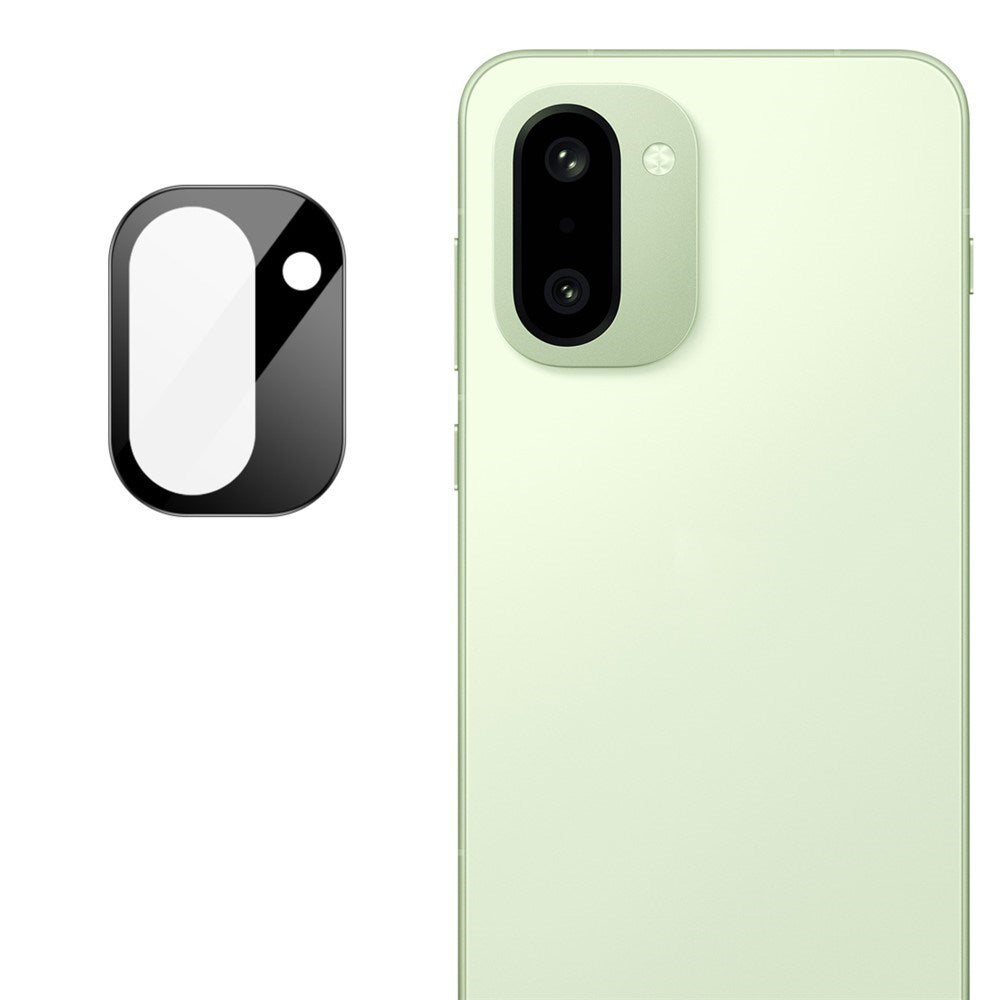 IMAK OnePlus 15R - Hærdet Kameralinsebeskyttelsesglas - Sort