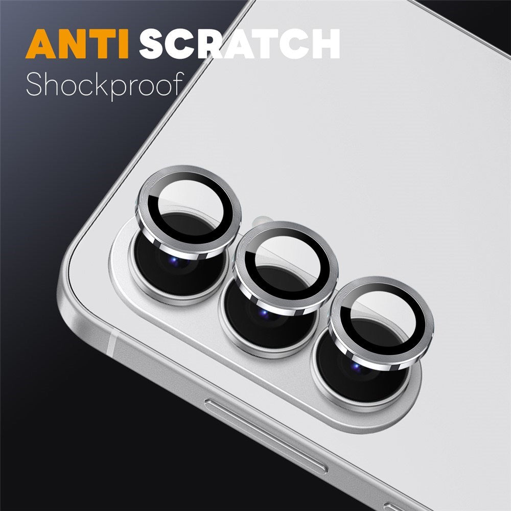 Samsung Galaxy S26 NORTHJO Metal & Glas Kameralinsebeskyttelse - Sølv