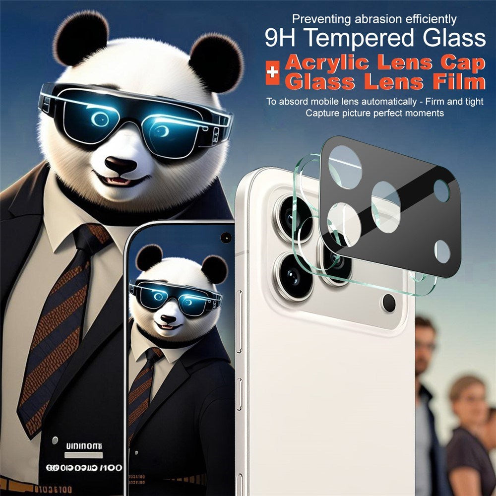 Honor 600 Pro IMAK Kameralinseglas - Sort