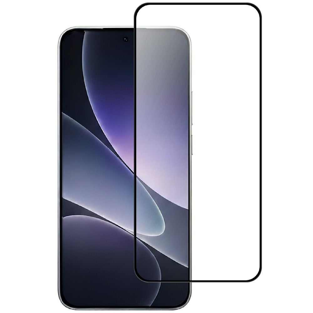 Xiaomi 17T Pro Hærdet Beskyttelsesglas - Gennemsigtig / Sort Kant
