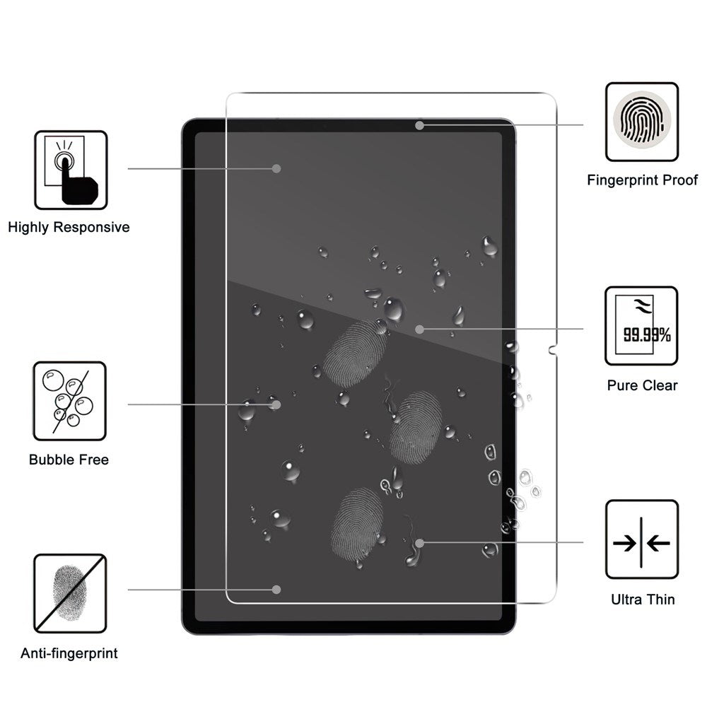 Samsung Galaxy Tab S12 Ultra WANLONFENG 2.5D Beskyttelsesglas - Gennemsigtig