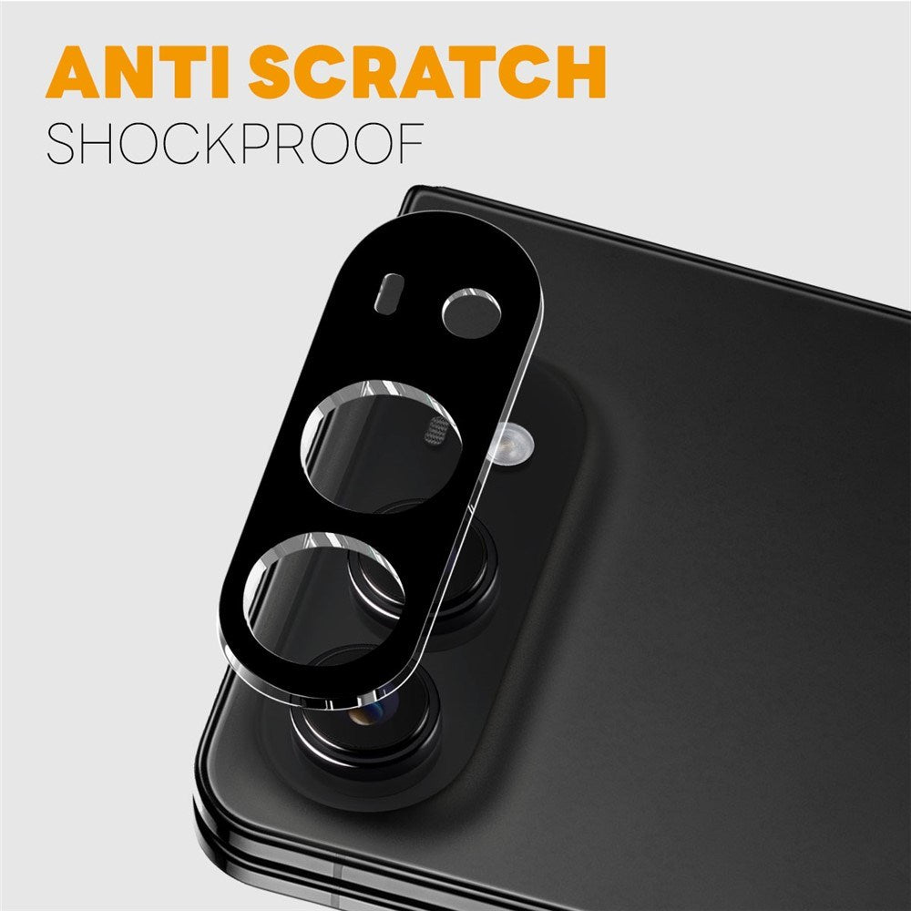 NORTHJO iPhone Fold Hærdet Kameralinsbeskyttelsesglas - Sort