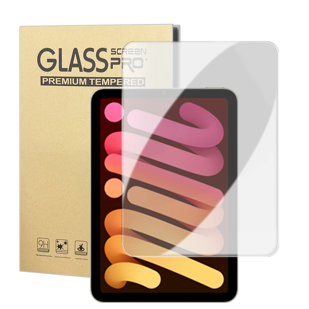 iPad Mini (2026) 8. Gen. Beskyttelsesglas - Gennemsigtig