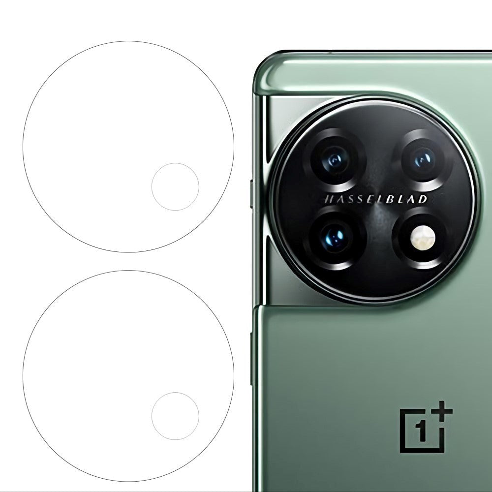 OnePlus 11 Glassbeskyttelse for kameralinse - 2 stk - Gjennomsiktig
