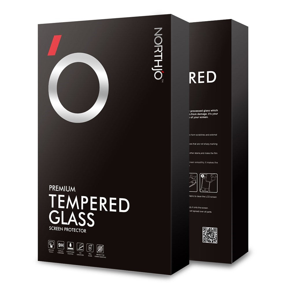 NORTHJO iPhone 11 Pro Max / XS Max Privacy Skærmbeskyttelsesglas - 0.3mm - Gennemsigtig