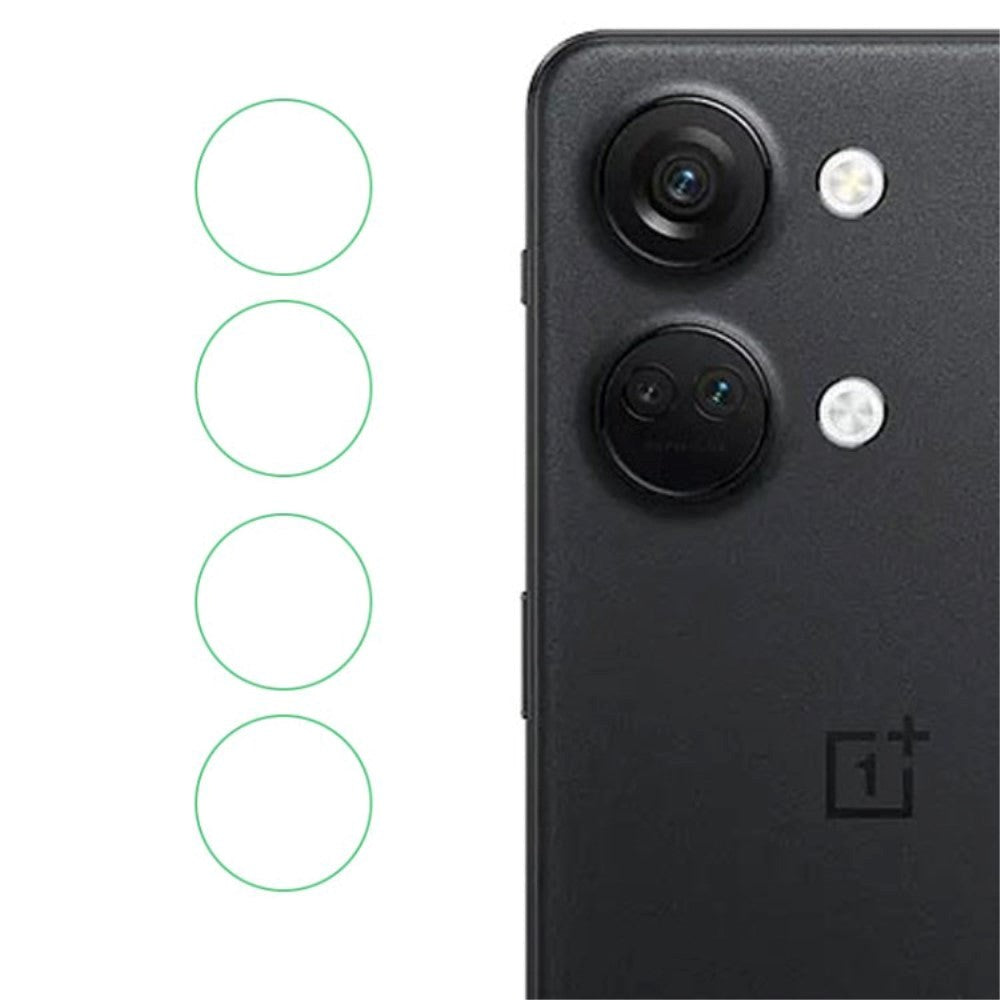 OnePlus Nord 3 (5G) / Nord CE 3 Lite (5G) Kamerabeskyttelsesglass - 2 stk. - Gjennomsiktig
