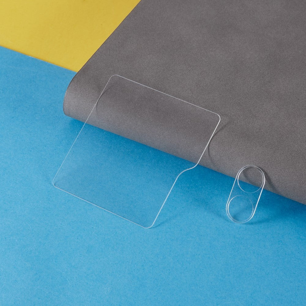 Samsung Galaxy Z Flip5 (5G) kamera og frontskjermbeskyttelsesglass - gjennomsiktig