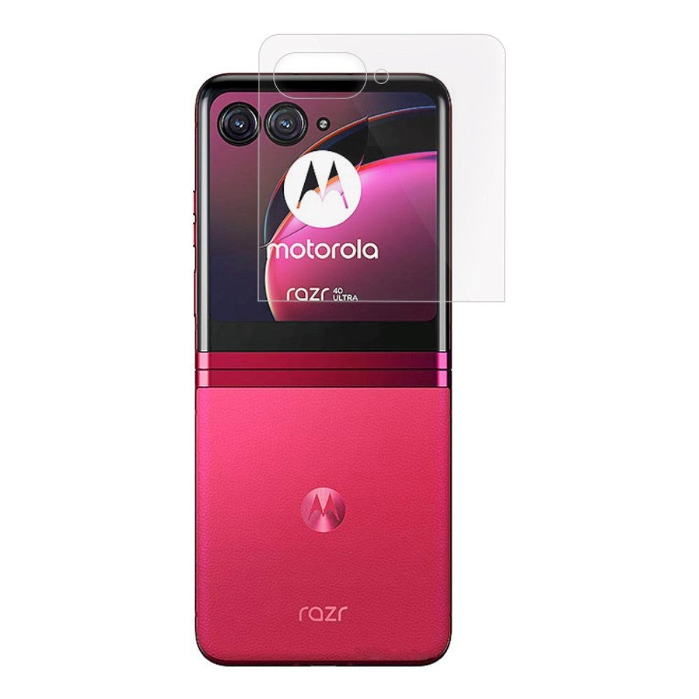 Motorola Razr 40 Ultra Back Screen Protector - Gjennomsiktig