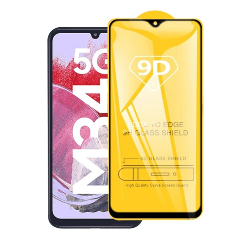Samsung Galaxy M34 (5G) / F34 (5G) skjermbeskytter i glass - Full Fit - Black Edge