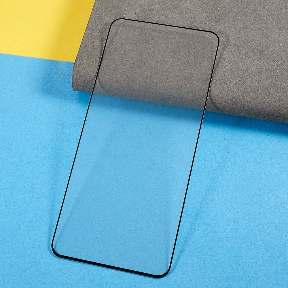 Skjermbeskytter i herdet glass - Motorola Moto E14 4G/G04 4G/G04s 4G/G24 4G - Gjennomsiktig/svart kant