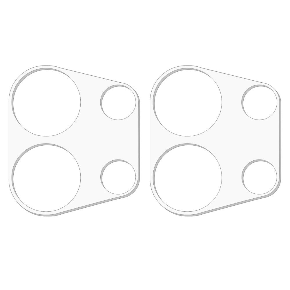 Xiaomi Redmi Note 13 (4G) Kameralinse Glasbeskyttelse - 2 Stk - Gennemsigtig