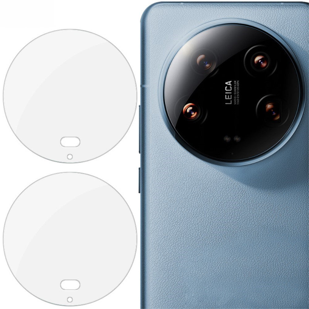 Xiaomi 14 Ultra IMAK Glasbeskyttelse til Kameralinse - 2 stk. - Gennemsigtig