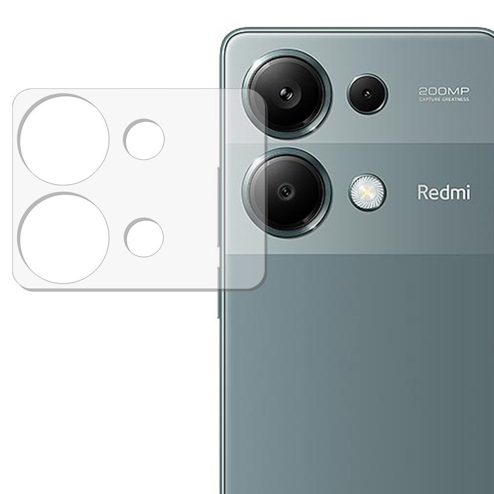 Xiaomi Redmi Note 13 Pro (4G) / Poco M6 Pro Kameralinse Glasbeskyttelse - Gennemsigtig