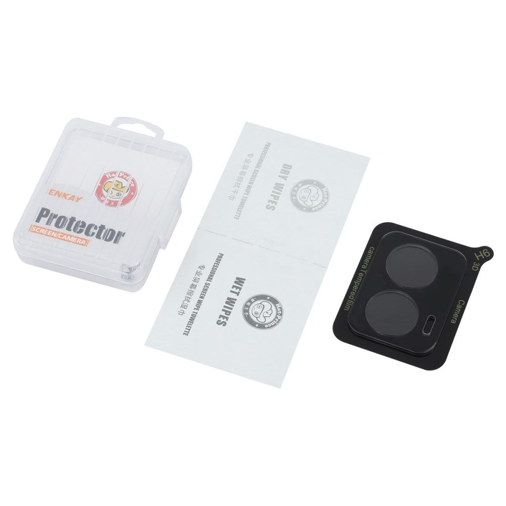 ENKAY Prince kameralinsefilm for Motorola Moto E14, G04, G04s og G24 - Ultraklar aluminium-silikonbeskyttelse