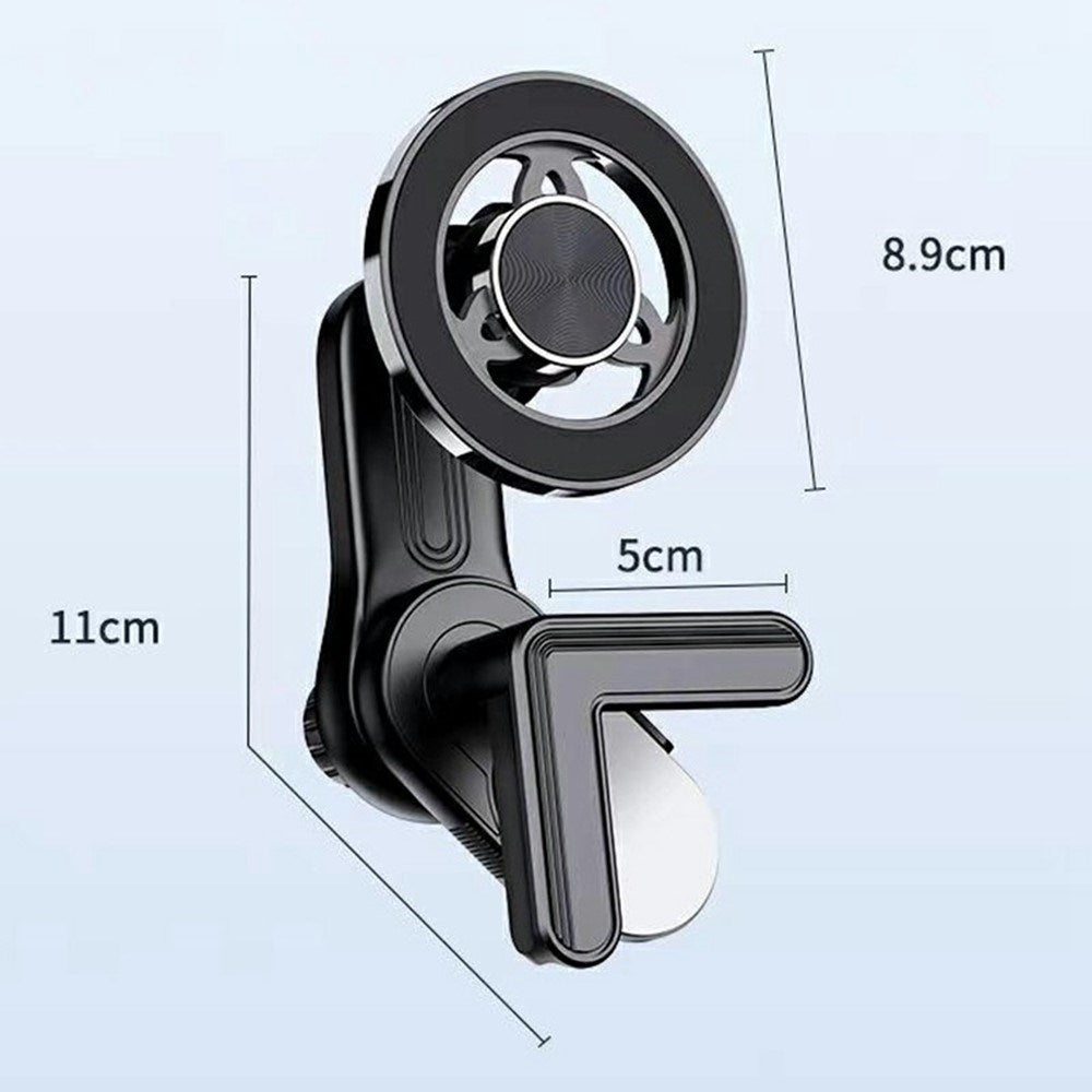 Magnetisk Mobilholder til Tesla Model 3 / Y (2020-22) - MagSafe Kompatibel - Sort