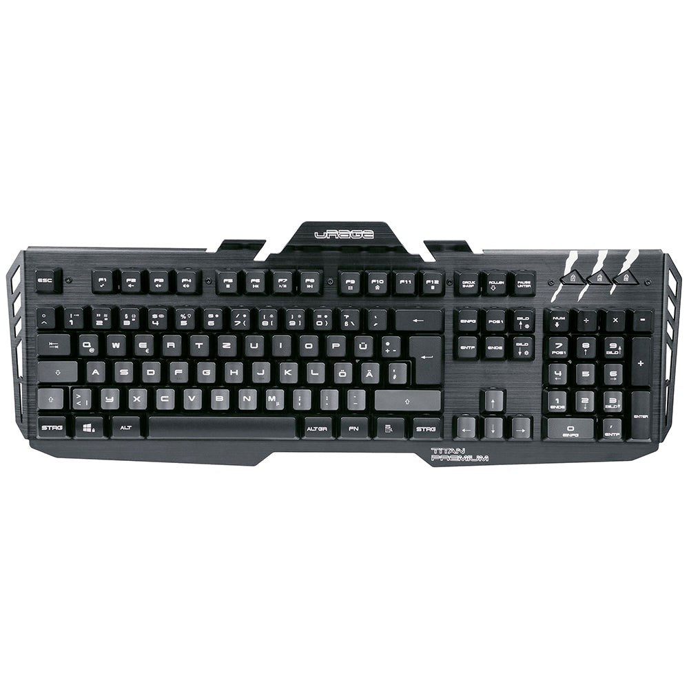 uRage Cyberboard Gaming Keyboard m. RGB Lighting - Nordic Keyboard Layout - Svart