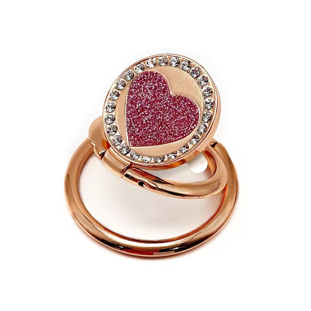 Mobilt selvklebende stativ - Hjerte - Rosa