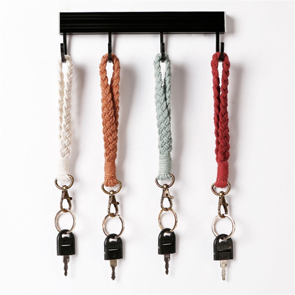 Nøglesnor / Håndledsstrop - 18cm - Tekstil - Blå