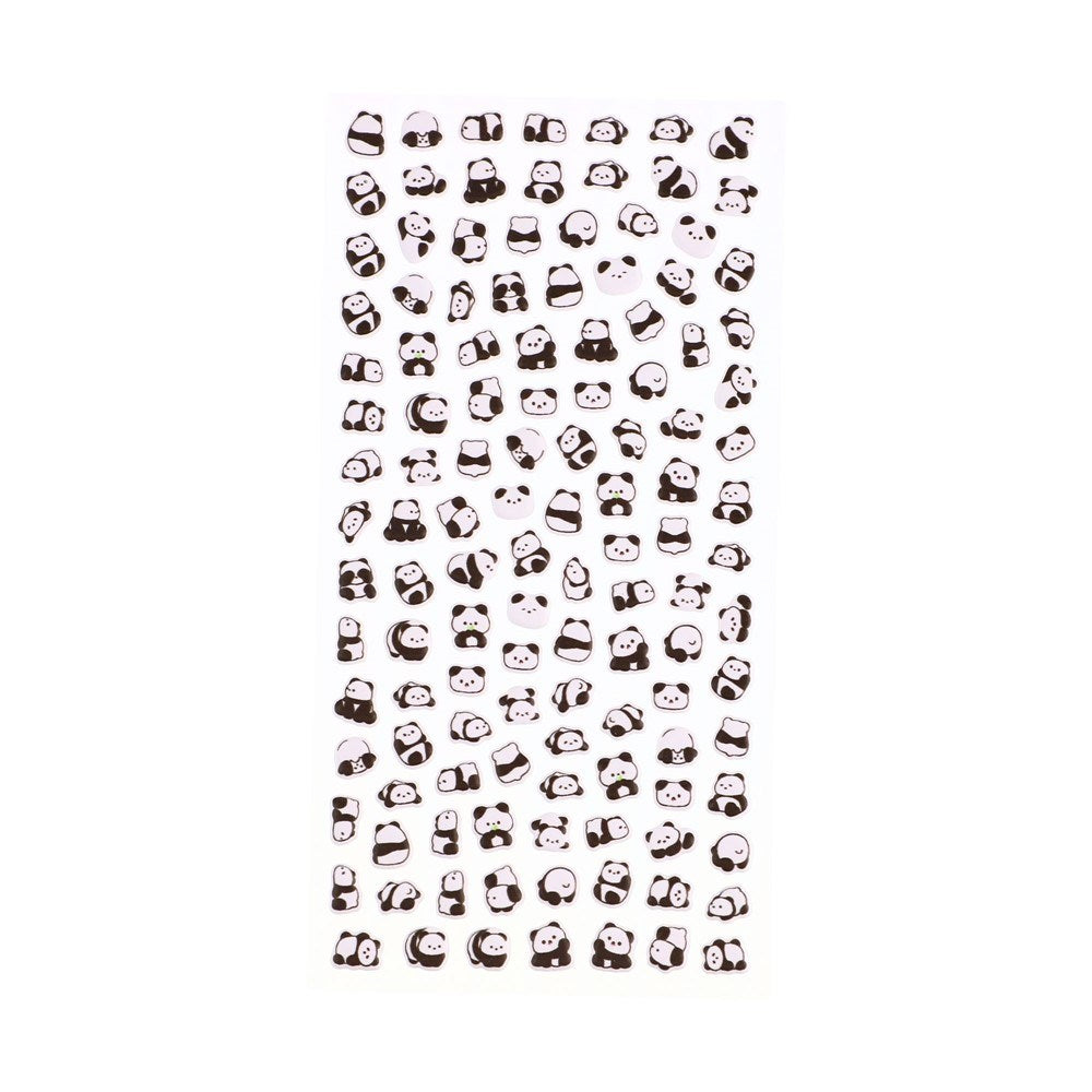 Mini 3D Bubble Foam Stickers - Mobil / Kameraudsnit - Små Pandaer