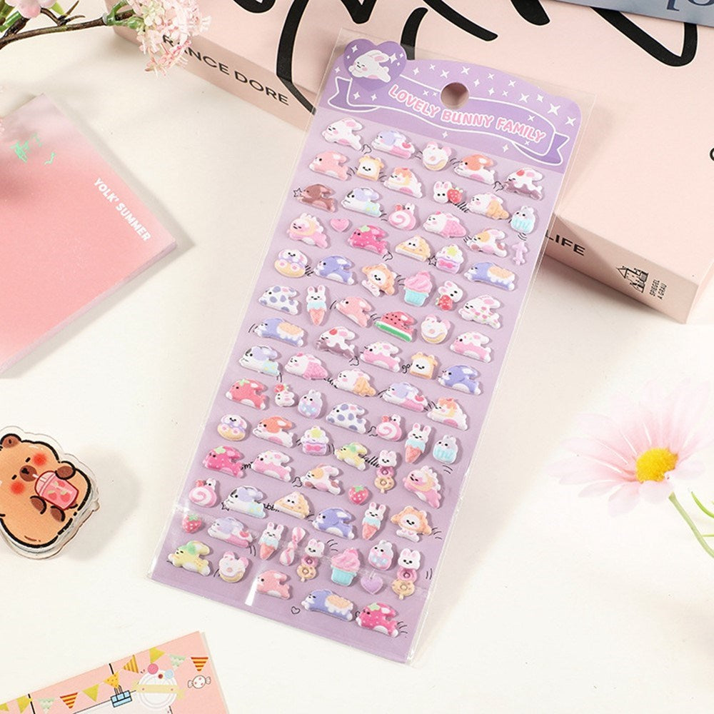 Mini 3D Bubble Foam Stickers - Kaniner & Mad