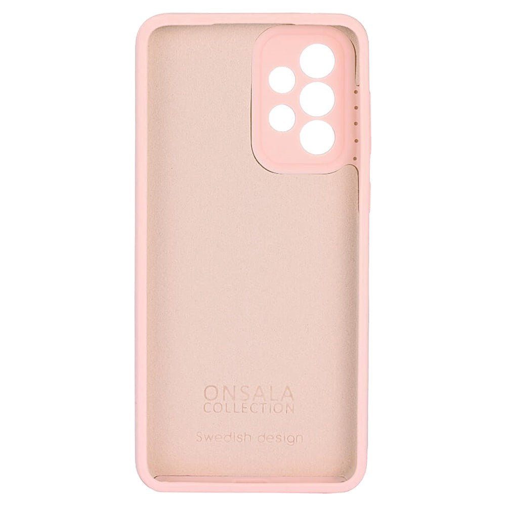 Samsung Galaxy A33 (5G) GEAR Onsala Collection Liquid Silikone Bagside Cover - Chalk Pink