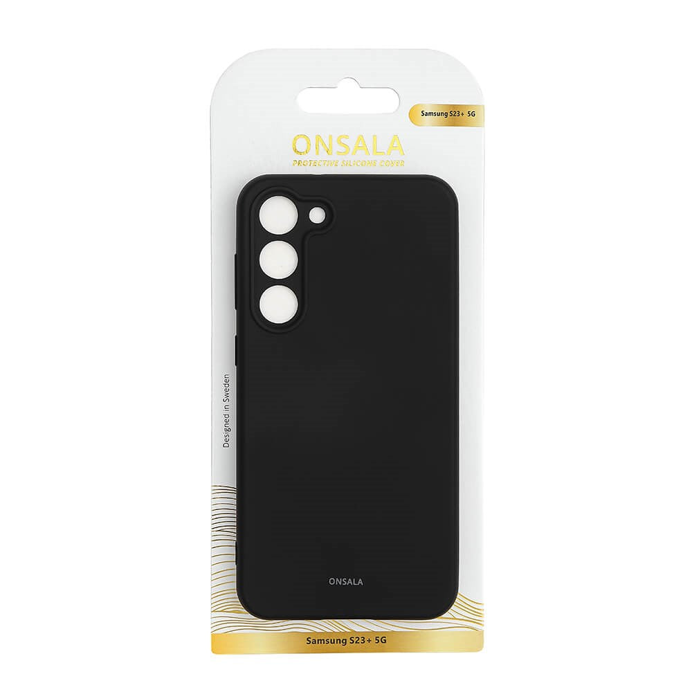 Samsung Galaxy S23+ (Plus) Onsala Silikone Bagside Cover - Black
