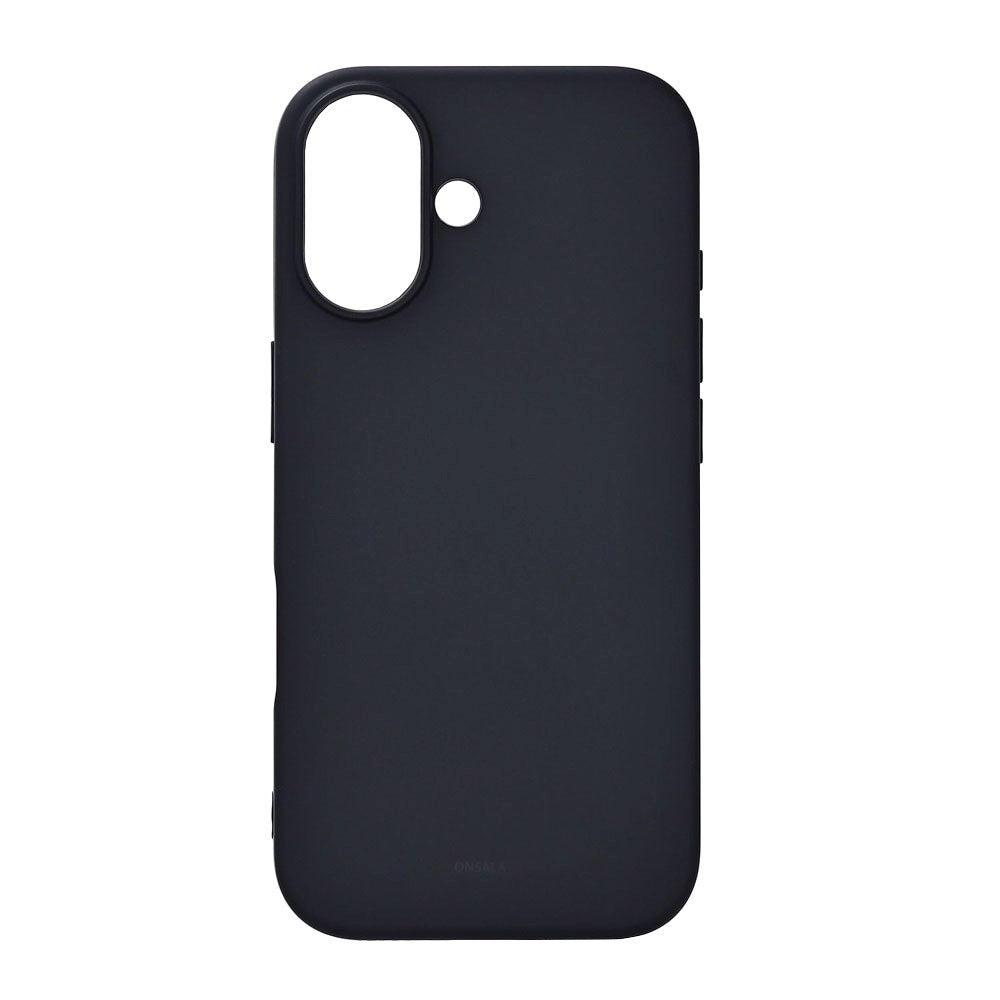 Onsala iPhone 17 Silikone Bagside Cover - Black