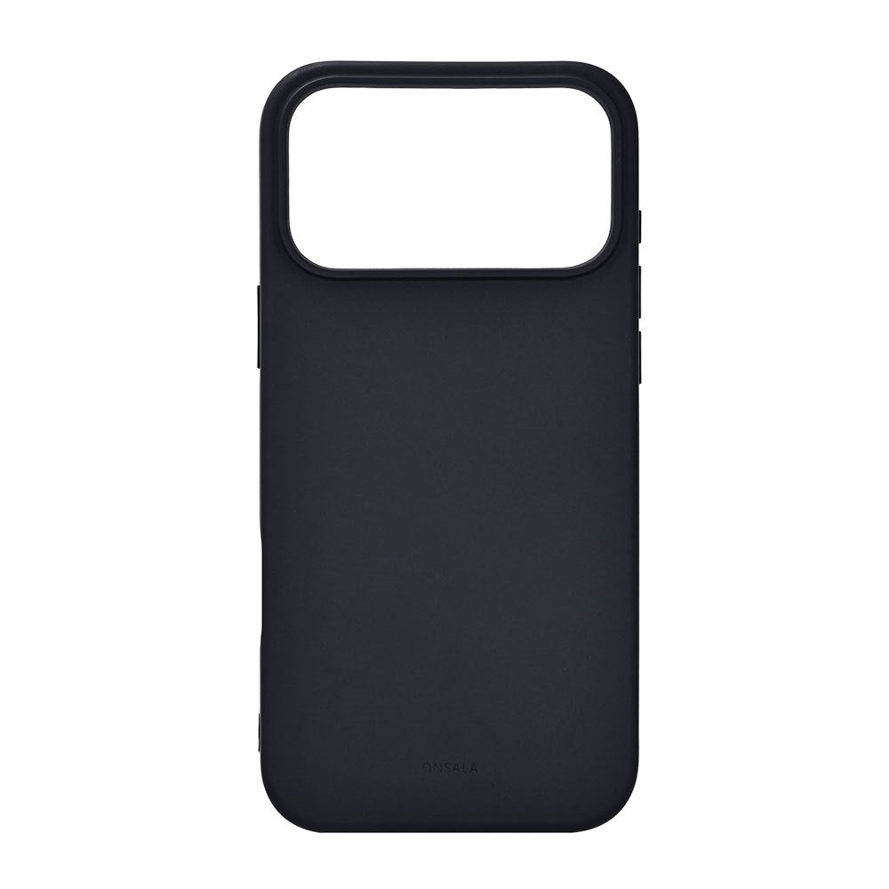 Onsala iPhone 17 Pro Max Silikone Bagside Cover - Black