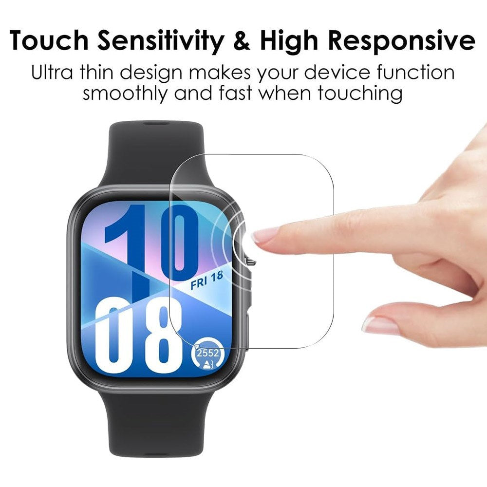 Huawei Watch Fit 4 Skærmbeskyttelsesfilm - 3 stk - Gennemsigtig