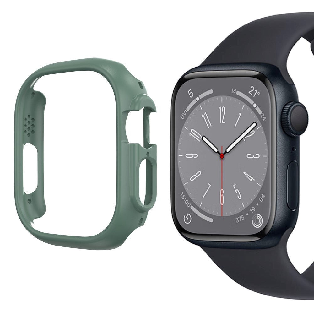 Apple Watch 9/8/7 (41 mm) etui i hardplast - Grønn