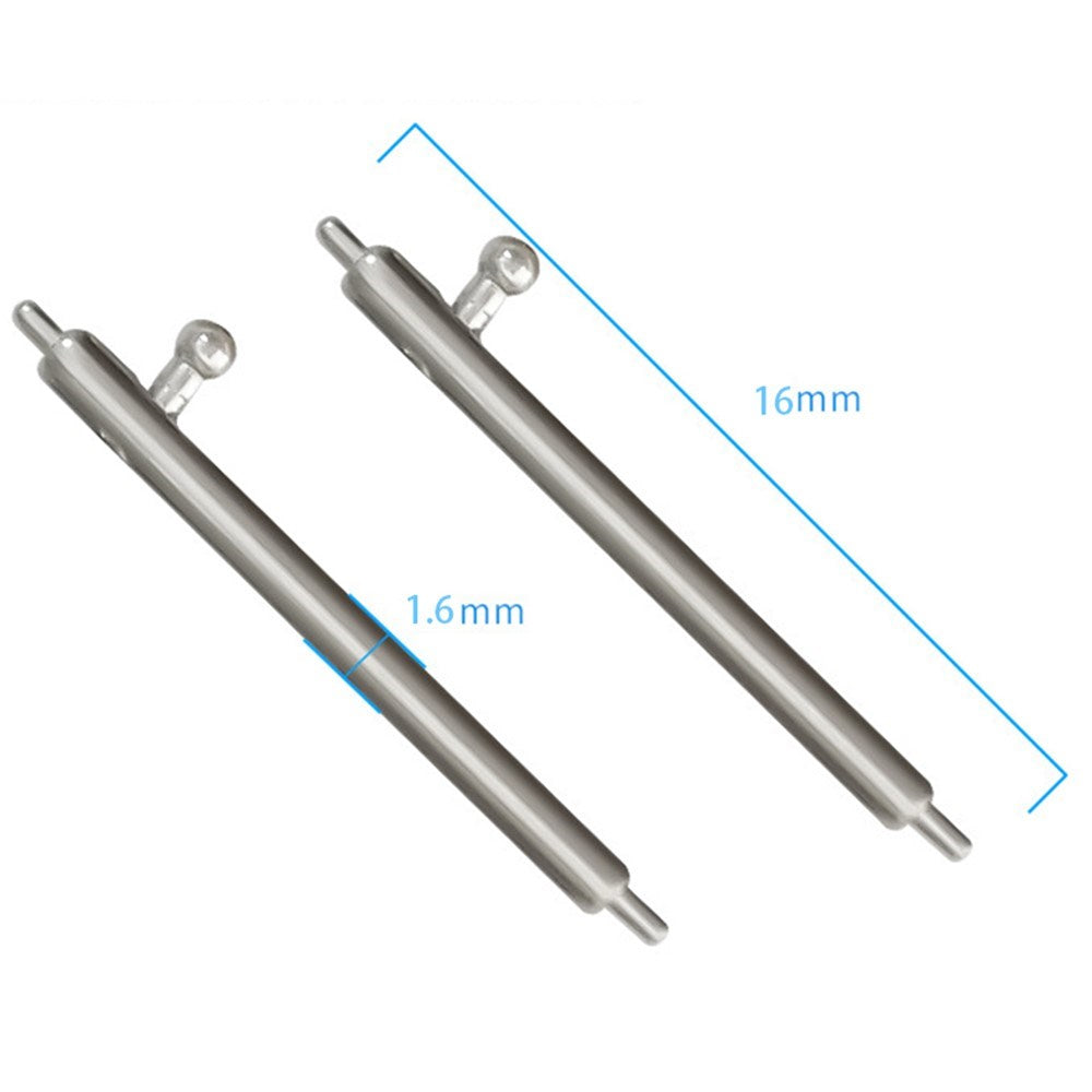16mm Smartwatch Metal Stifter m. Quick Release System - 2 stk.