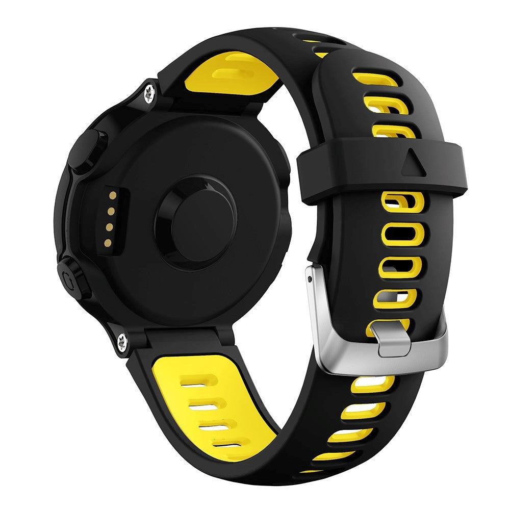 Universal Garmin Forerunner interlaced stropp svart / gul
