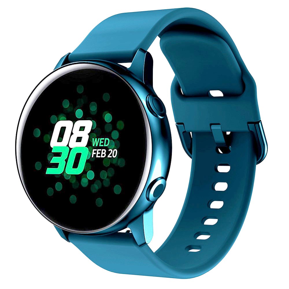 Smartwatch silikonrem (20mm) - Blå