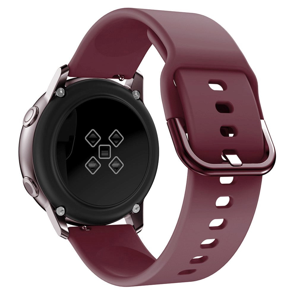 Smartwatch silikonrem (20mm) - Bordeaux