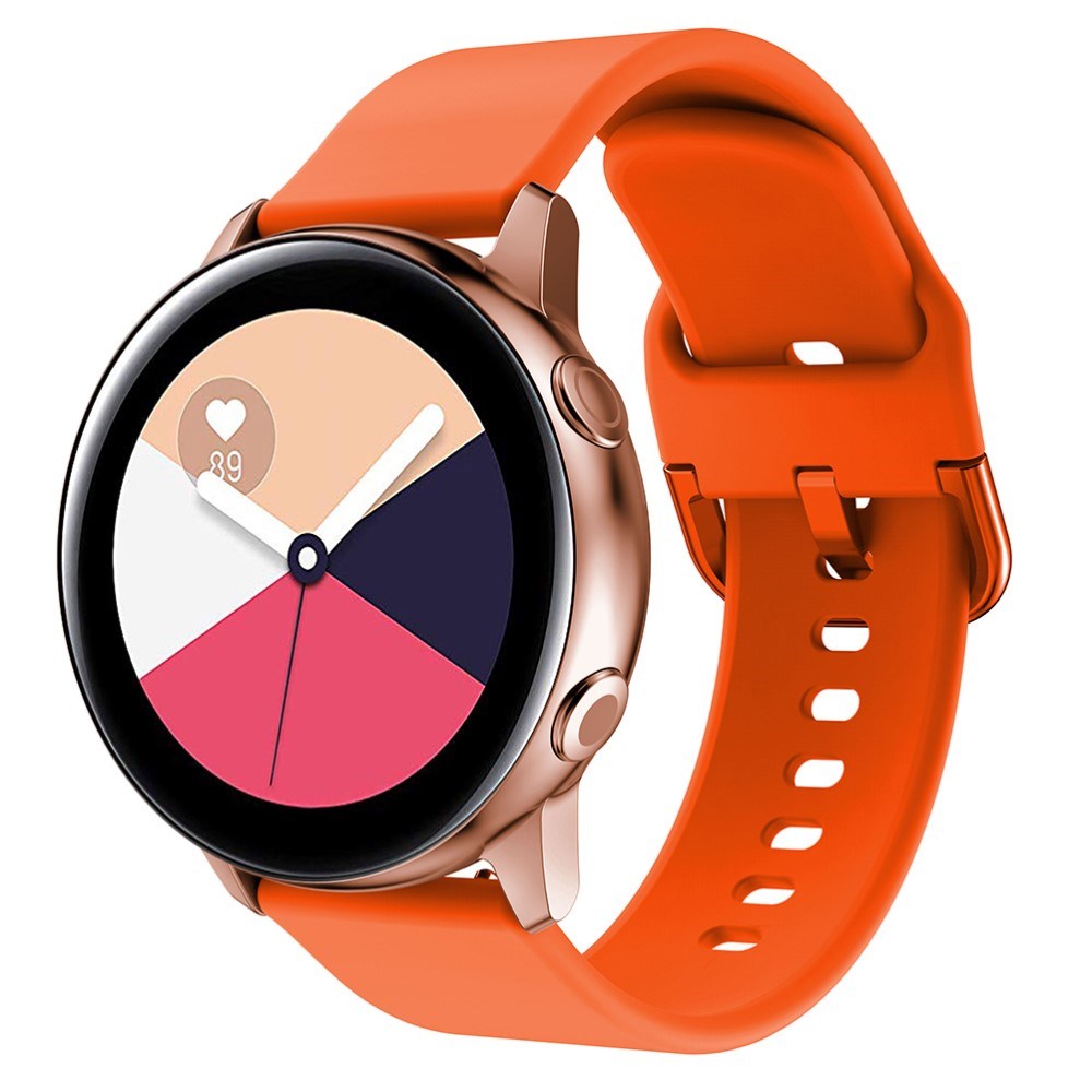 Smartwatch silikonrem (20mm) - oransje
