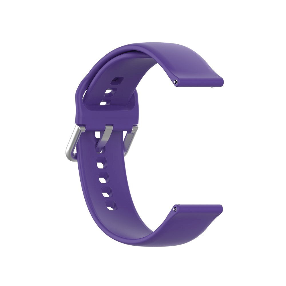 Smartwatch silikonrem (22 mm) - Lilla - Svart - Str. L
