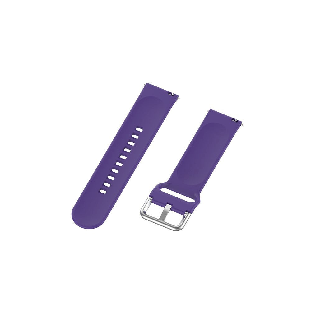 Smartwatch silikonrem (22 mm) - Lilla - Svart - Str. L