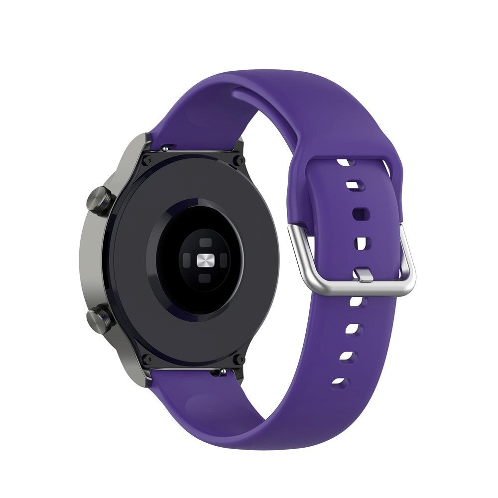 Smartwatch silikonrem (22 mm) - Lilla - Svart - Str. L