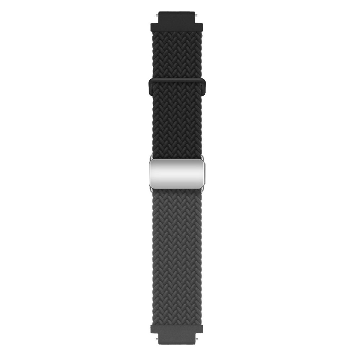 EIDERWOOD Universal 18mm Woven Smartwatch Rem - Sort / Grå