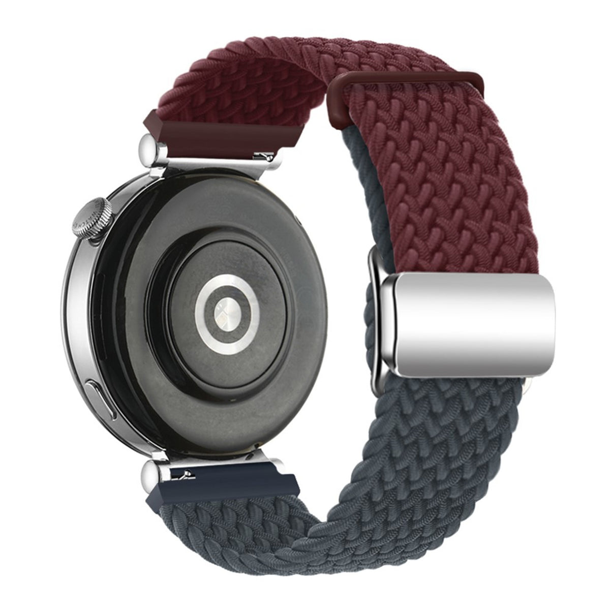 EIDERWOOD Universal 18mm Woven Smartwatch Rem - Rød / Blå