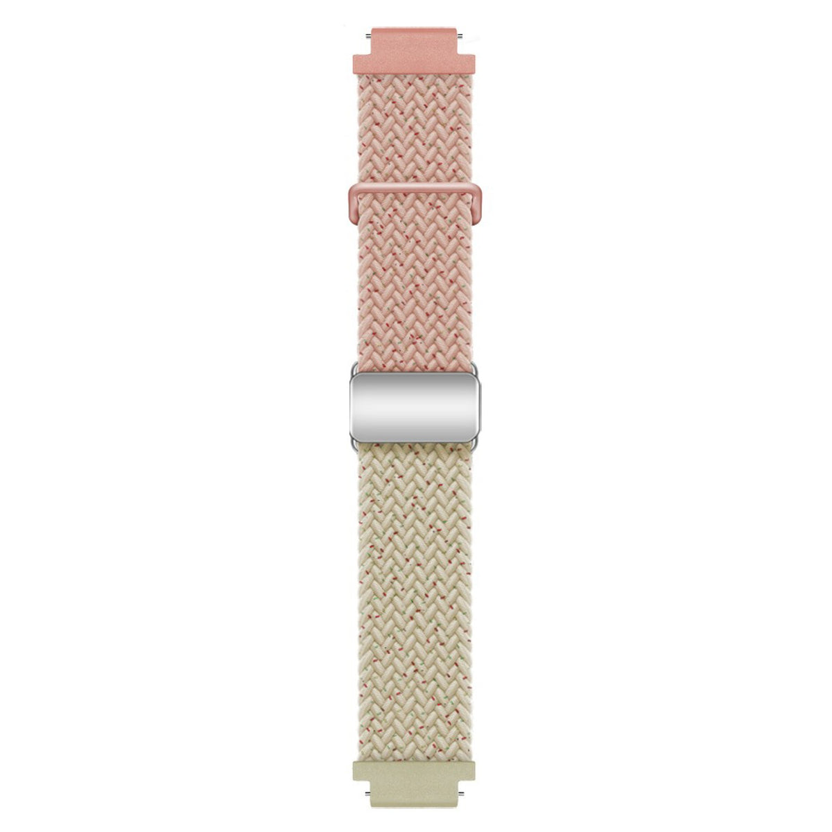 EIDERWOOD Universal 18mm Woven Smartwatch Rem - Konfetti Lyserød / Beige