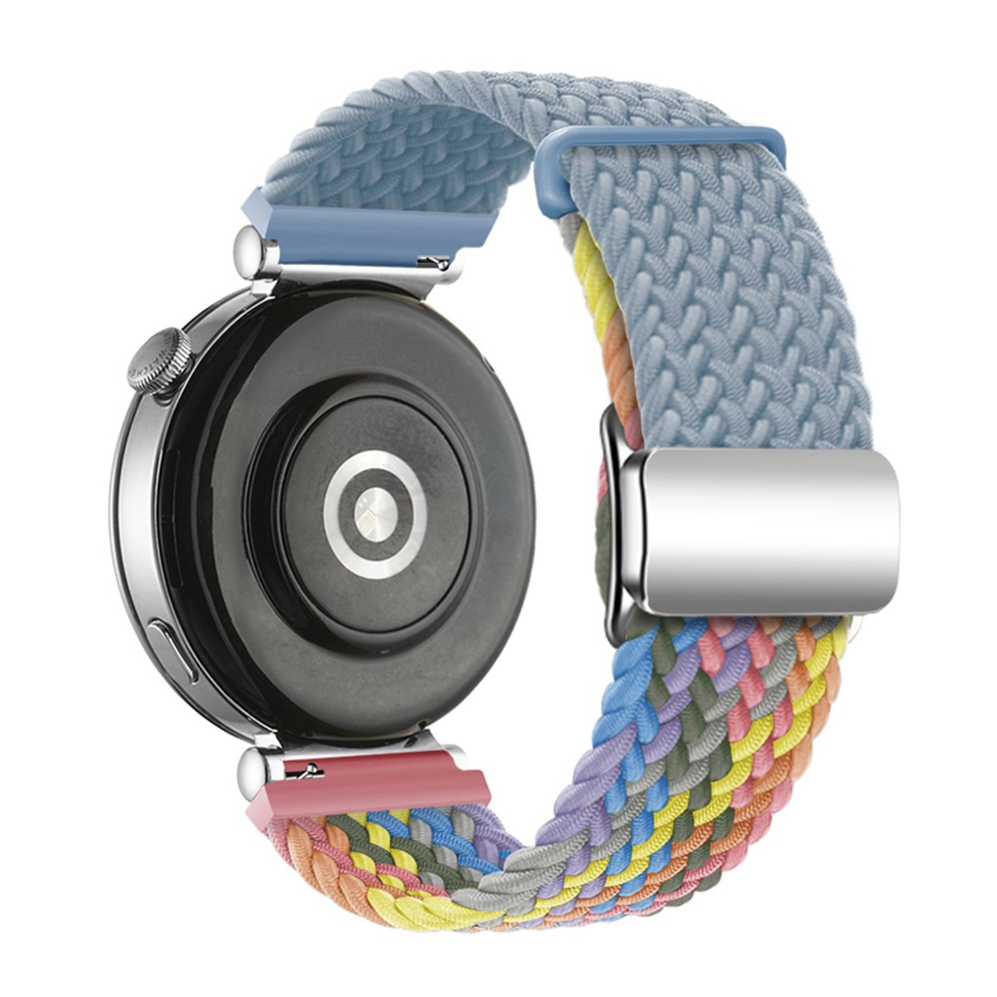 EIDERWOOD Universal 18mm Woven Smartwatch Rem - Blå / Multi