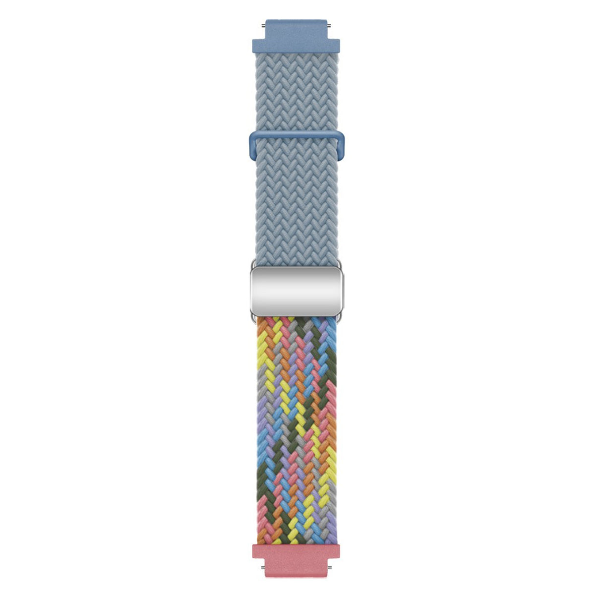 EIDERWOOD Universal 18mm Woven Smartwatch Rem - Blå / Multi