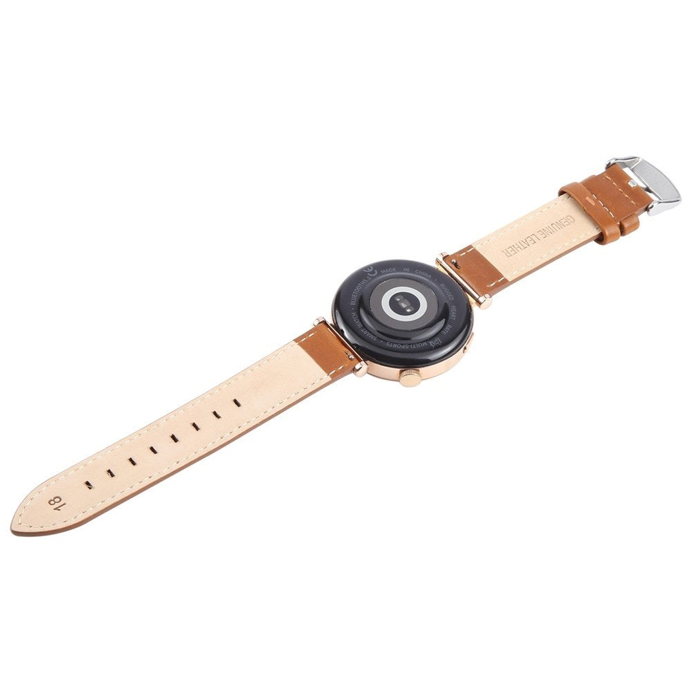 EIDERWOOD Garmin Lily 2 Active / Lily 2 Ægte Læder Urrem - Brun