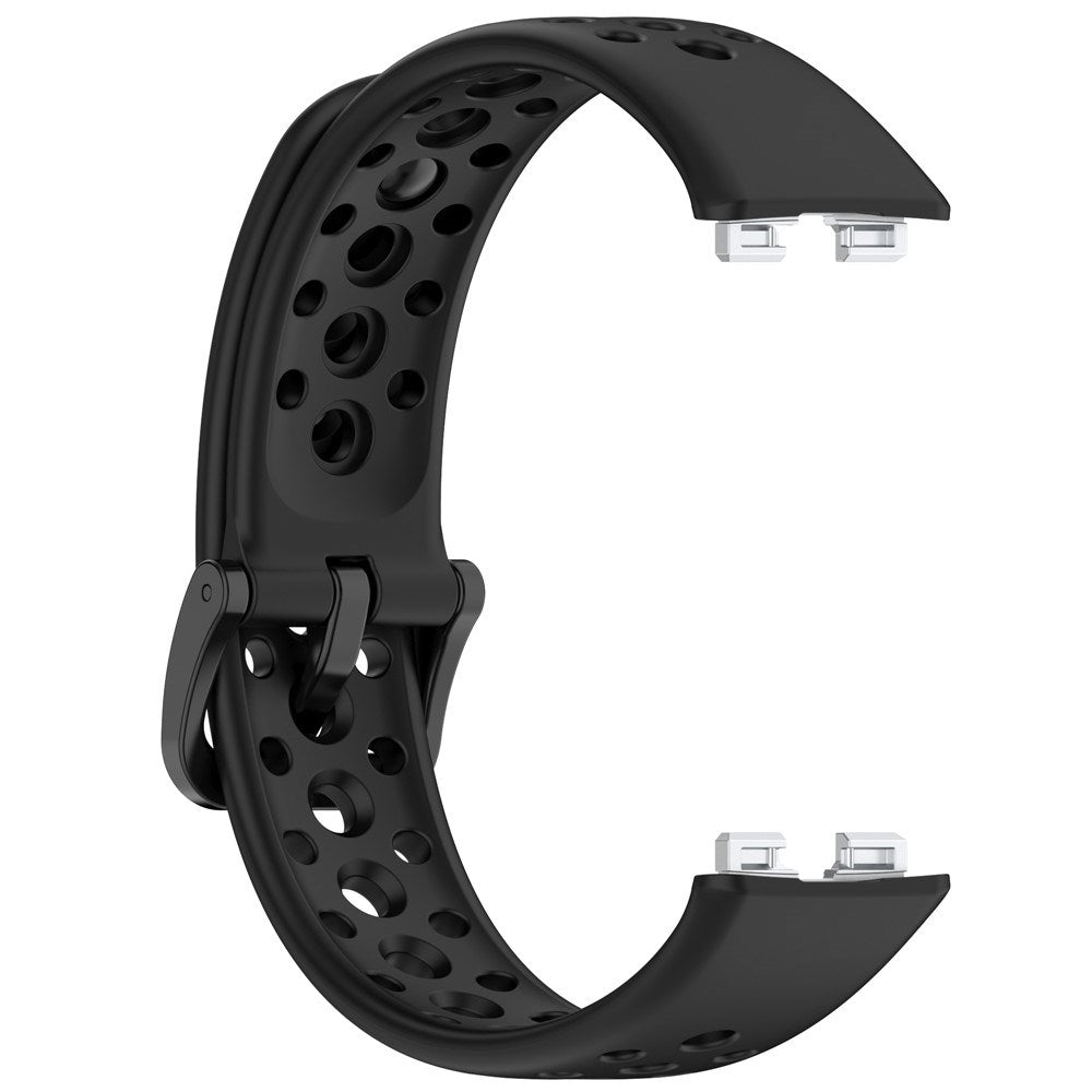 EIDERWOOD Huawei Band 10 / 9 / 8 Silikone Rem - Sort